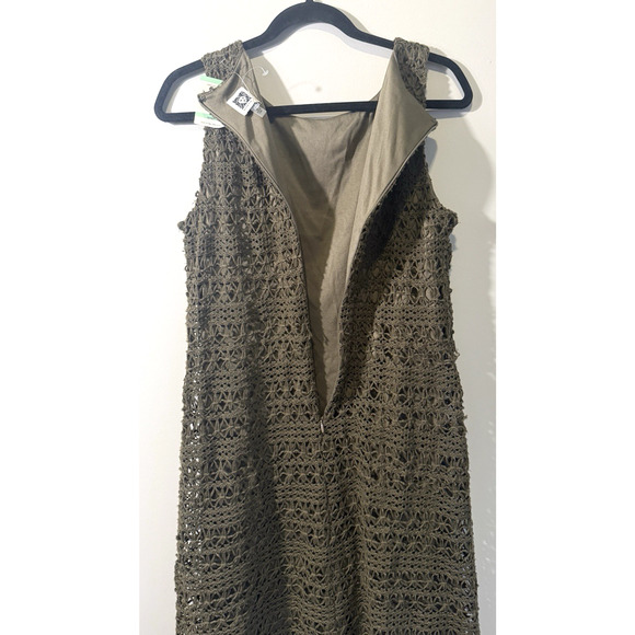 Anne Klein Loden Crochet Women's Shift Sleeveless Swing Dress Size US 8 NWT - Picture 7 of 9